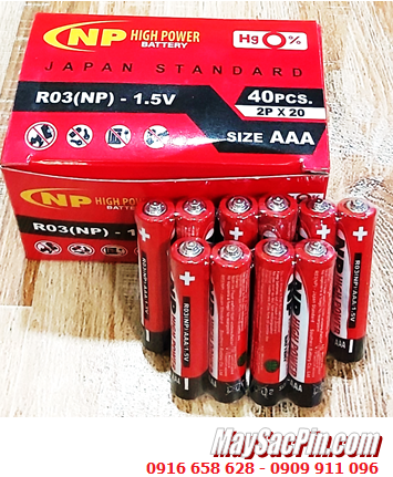 COMBO MUA 01HỘP=40viên Pin đũa AAA 1.5v HighPower R03(NP) chính hãng _Giá chỉ 69.000đ/ Hộp 40viên